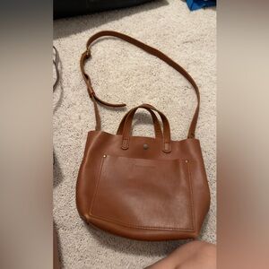 Portland leather goods tote